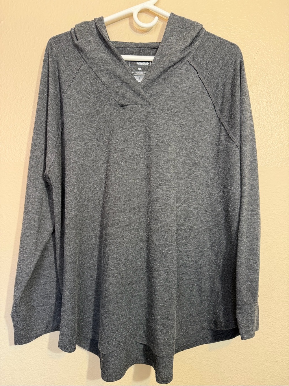 Sonoma Hooded Long-Sleeve Shirt - Charcoal Gray